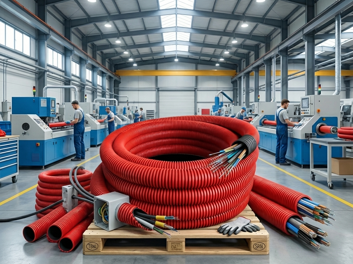 Tubes double paroi TINMEL pour assainissement et protection câbles