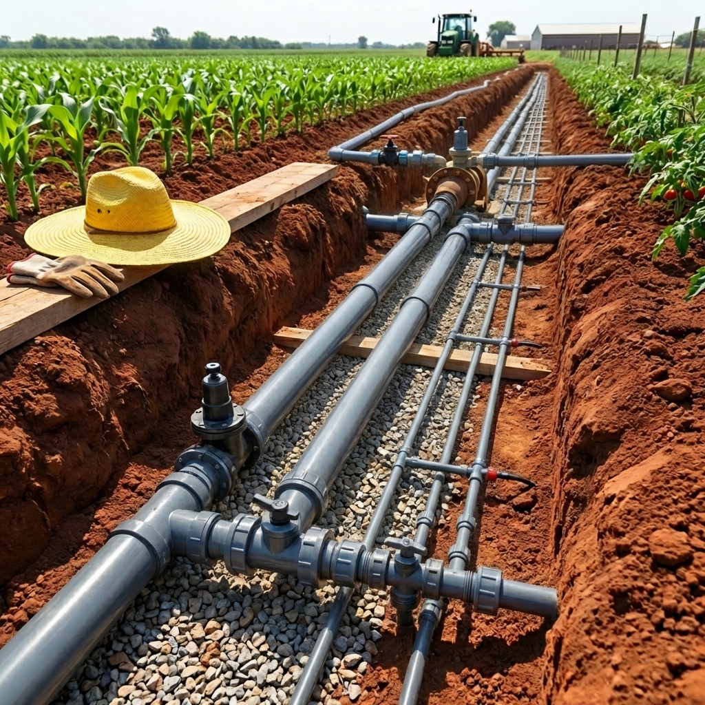 Tubes PVC pression TINMEL pour réseaux d'eau sous pression